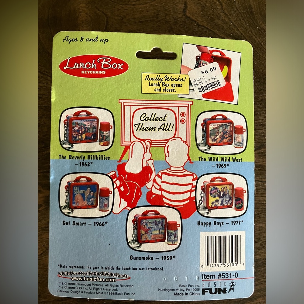 Beverly Hillbillies Mini Lunch Box Key Chain By Basic Fun Inc - Picture 2 of 2